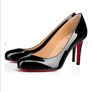 Christian Louboutin FIFI 85 patent calf pumps